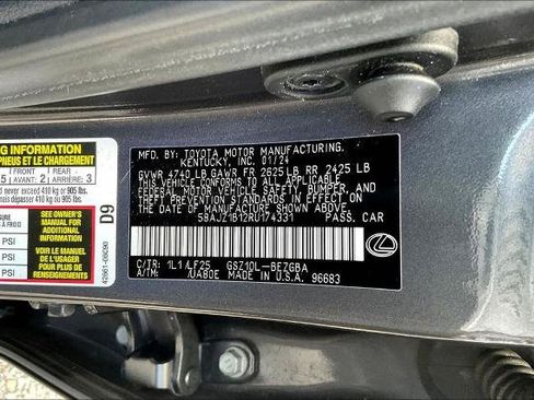 Used 2024 Lexus ES 350 F Sport w/ Accessory Package (Z2) FWD image 19