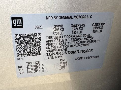 Used 2021 Chevrolet Suburban Z71 w/ Rear Media and Nav Package image 31