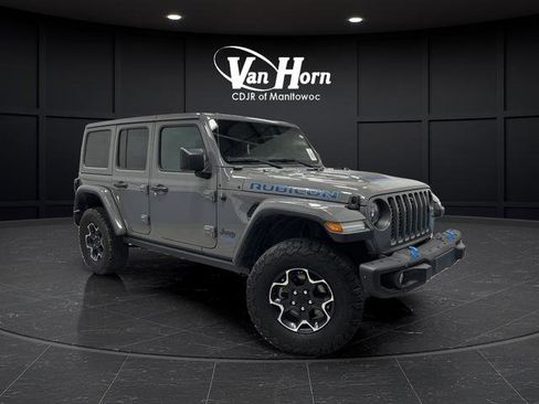 Used 2022 Jeep Wrangler Unlimited Rubicon 4xe w/ Steel Bumper Group image 41