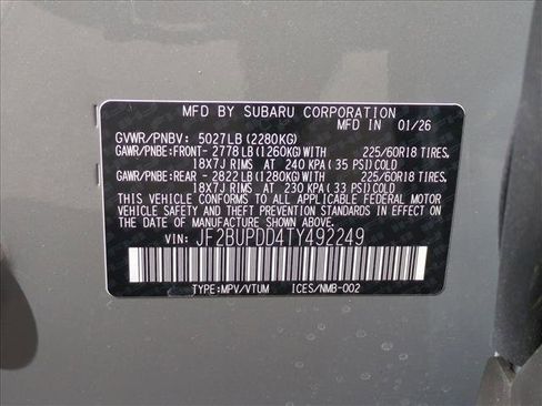 New 2026 Subaru Outback Limited AWD/4WD image 18