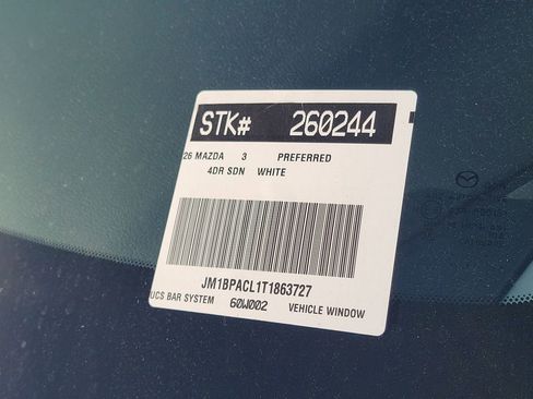 New 2026 MAZDA MAZDA3 2.5 S Sedan w/ Preferred Pkg image 24