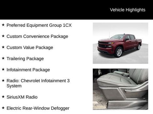Used 2020 Chevrolet Silverado 1500 Custom w/ Custom Value Package image 7