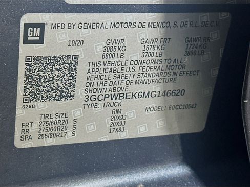 Used 2021 Chevrolet Silverado 1500 Custom RWD image 12