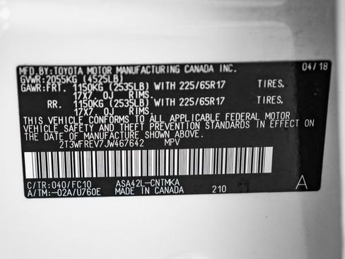 Used 2018 Toyota RAV4 XLE w/ Plus Extra Value Package image 56