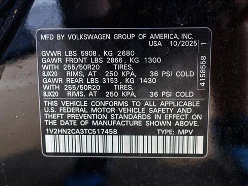 Used 2026 Volkswagen Atlas SE AWD/4WD image 27
