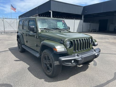 Used 2021 Jeep Wrangler Unlimited Sahara AWD/4WD image 1