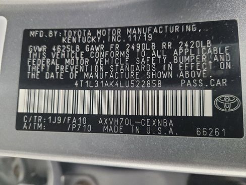 Used 2020 Toyota Camry LE w/ Fleet Convenience Package image 33