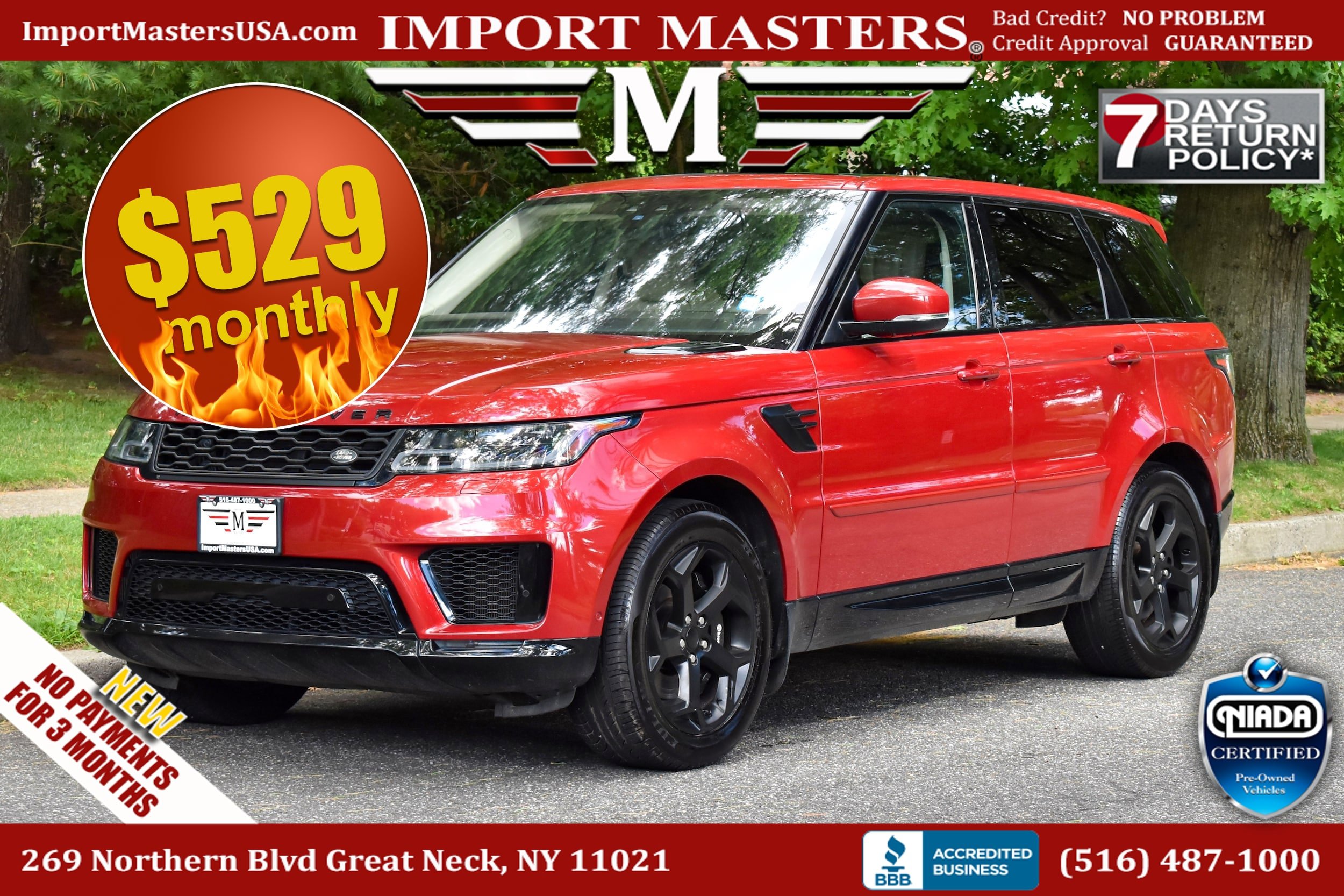 Used 2019 Land Rover Range Rover Sport HSE AWD/4WD image 1