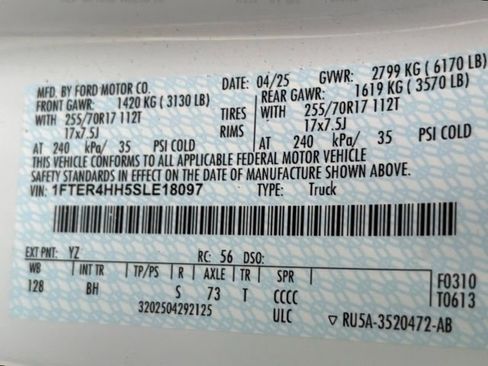 New 2025 Ford Ranger XLT image 28