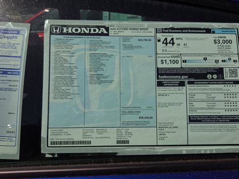 New 2026 Honda Accord Sport image 21