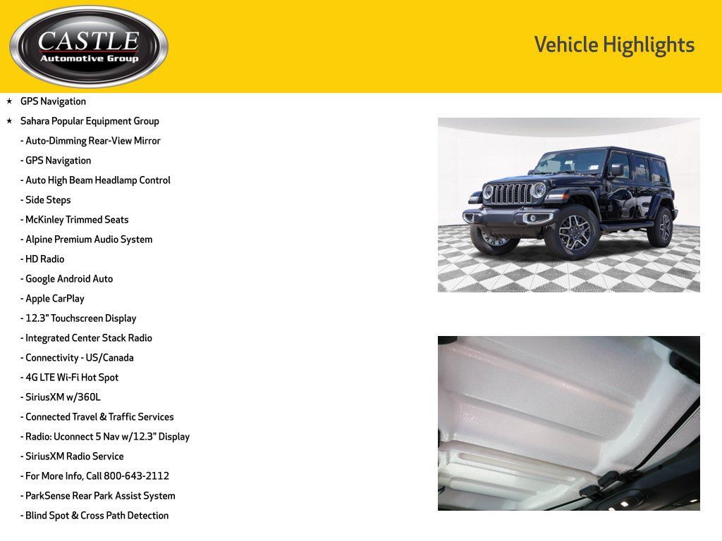 New 2026 Jeep Wrangler Unlimited Sahara AWD/4WD image 3