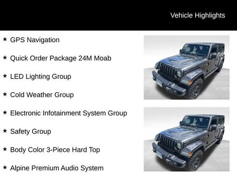 Used 2018 Jeep Wrangler Unlimited Sahara w/ Quick Order Package 24M Moab AWD/4WD image 8
