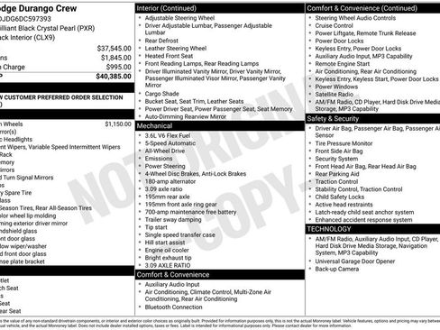 Used 2013 Dodge Durango Crew AWD/4WD image 7
