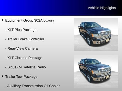 Used 2014 Ford F150 XLT w/ Equipment Group 302A Luxury AWD/4WD image 8