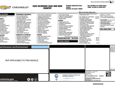 Used 2020 Chevrolet Silverado 2500 High Country image 3