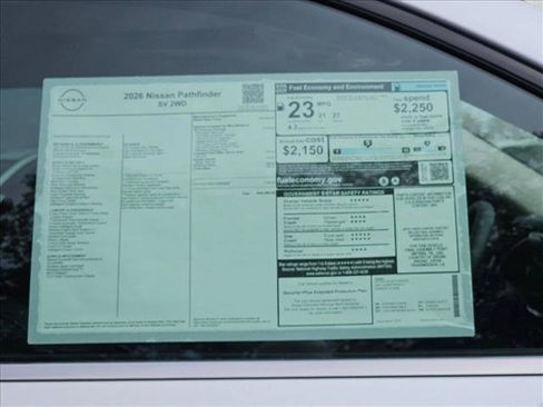 New 2026 Nissan Pathfinder SV w/ SV Premium Package FWD image 17