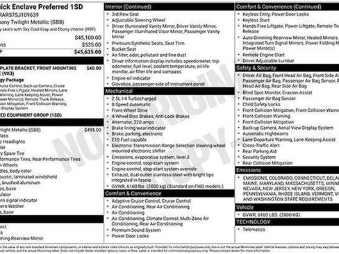 New 2025 Buick Enclave Preferred image 28