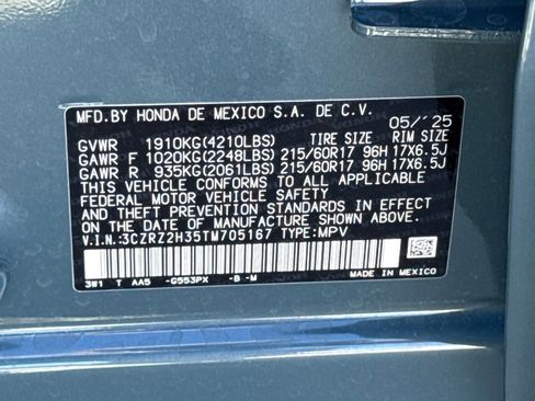 Certified 2026 Honda HR-V LX image 36