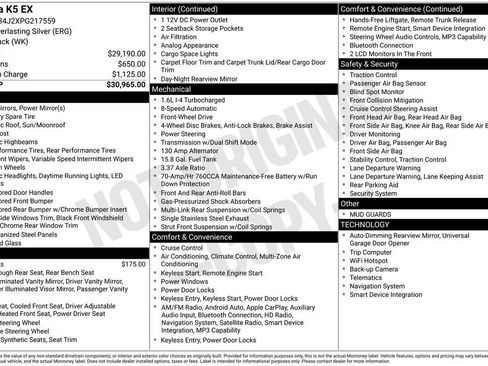 Used 2023 Kia K5 EX image 32