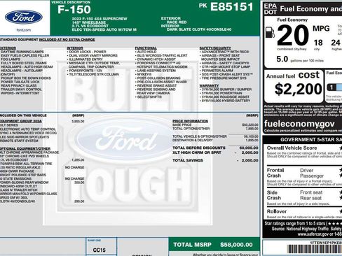 Used 2023 Ford F150 XLT w/ Equipment Group 302A High image 2