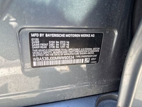 Used 2021 BMW 540i w/ Luxury Seating Package image 5