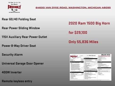 Used 2020 RAM 1500 Big Horn image 8