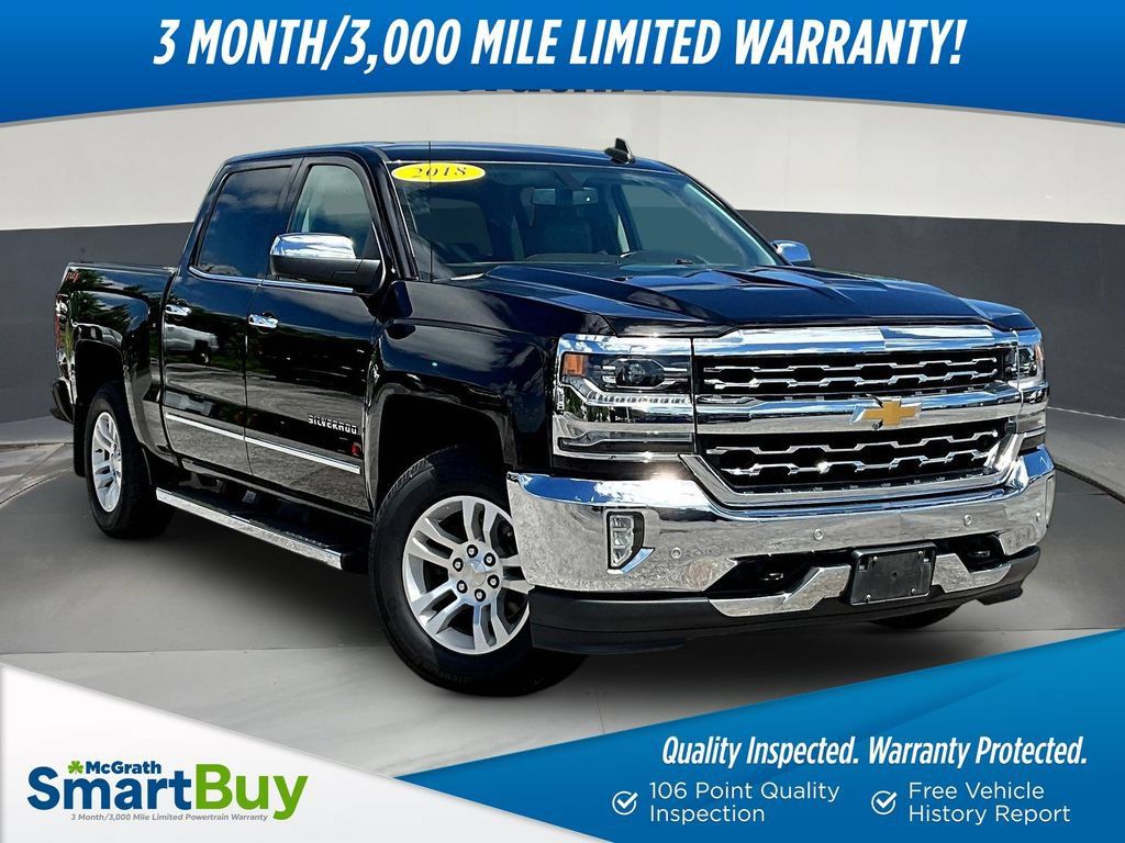Used 2018 Chevrolet Silverado 1500 LTZ w/ LTZ Plus Package AWD/4WD image 1