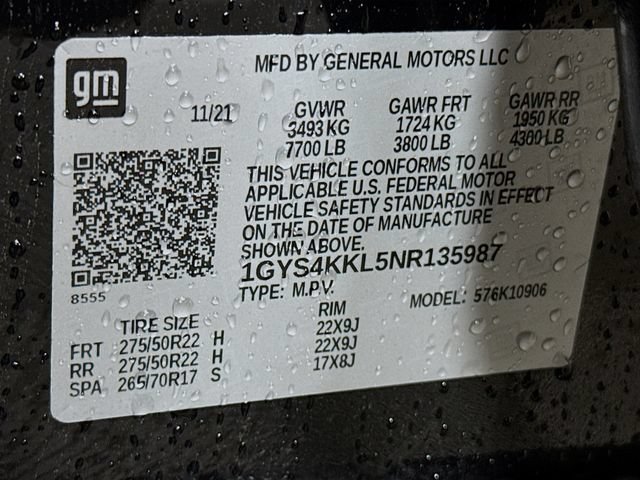 Used 2022 Cadillac Escalade ESV Premium Luxury w/ LPO, Radiant Package AWD/4WD image 34