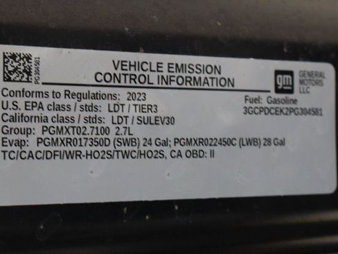 Used 2023 Chevrolet Silverado 1500 Custom Trail Boss image 13