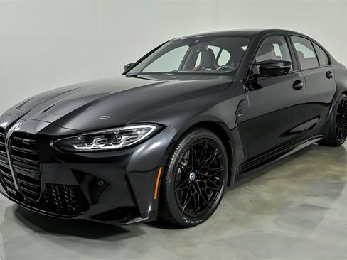 Used 2023 BMW M3 Competition w/ Parking Assistance Package RWD image 5