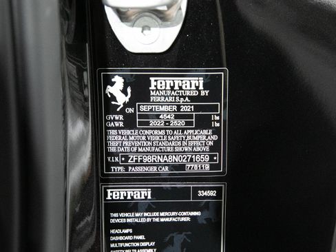 Certified 2022 Ferrari Roma RWD image 19