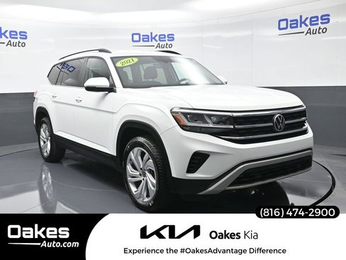 Used 2021 Volkswagen Atlas SE w/ Towing Package image 1