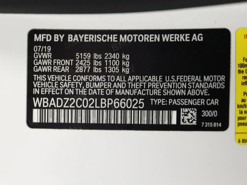 Used 2020 BMW 840i 840i Convertible 2D w/ M Sport Package image 97