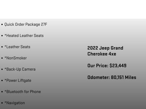 Used 2022 Jeep Grand Cherokee Limited 4xe AWD/4WD image 6
