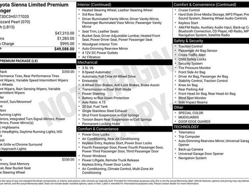 Used 2017 Toyota Sienna Limited Premium image 11
