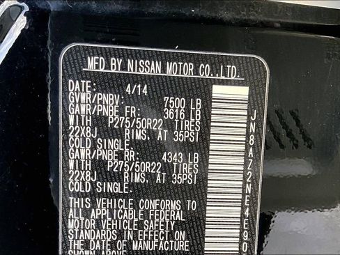 Used 2014 INFINITI QX80 4WD w/ Theater Package image 45