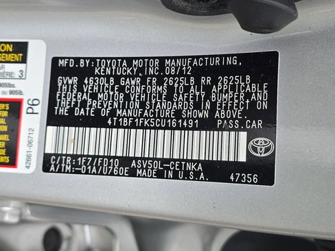 Used 2012 Toyota Camry LE image 36