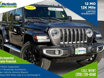 Used 2021 Jeep Wrangler Unlimited Sahara 4xe w/ Cold Weather Group
