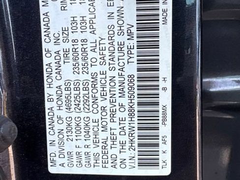 Used 2019 Honda CR-V EX-L image 12