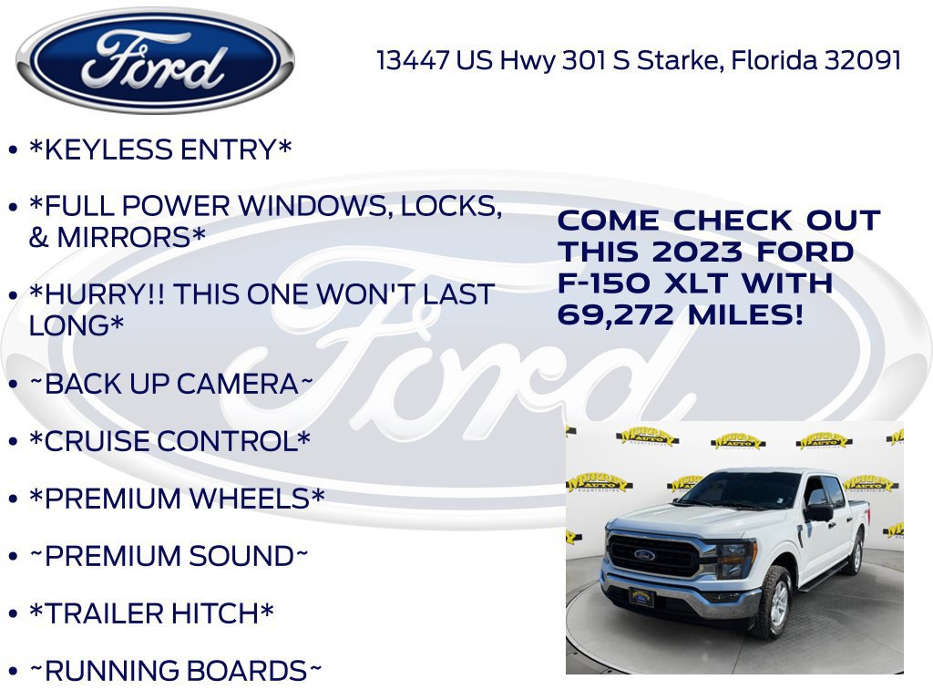 Certified 2023 Ford F150 XLT w/ Equipment Group 301A Mid AWD/4WD image 12