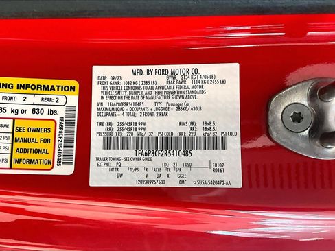 Used 2024 Ford Mustang GT RWD image 31