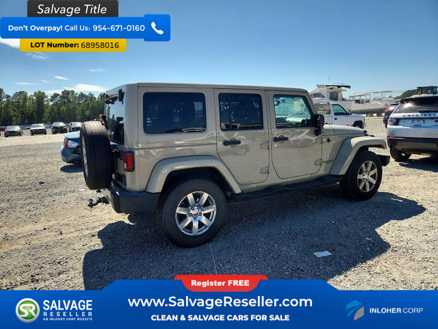 Used 2017 Jeep Wrangler Unlimited Sahara w/ Max Tow Package AWD/4WD image 4