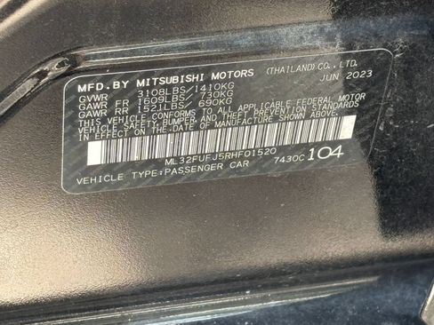 Used 2024 Mitsubishi Mirage G4 FWD image 10