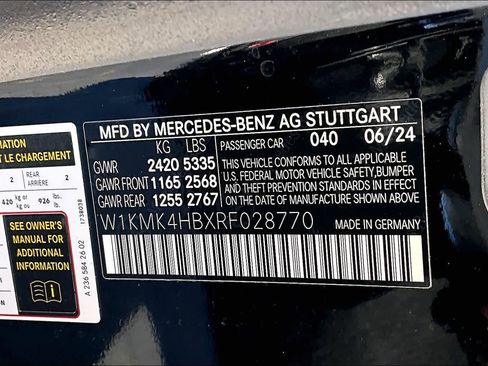 Certified 2024 Mercedes-Benz CLE 300 4MATIC Cabriolet image 36