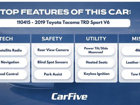 Used 2019 Toyota Tacoma TRD Sport AWD/4WD image 31