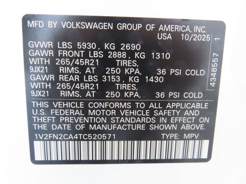New 2026 Volkswagen Atlas SEL Premium R-Line AWD/4WD image 30