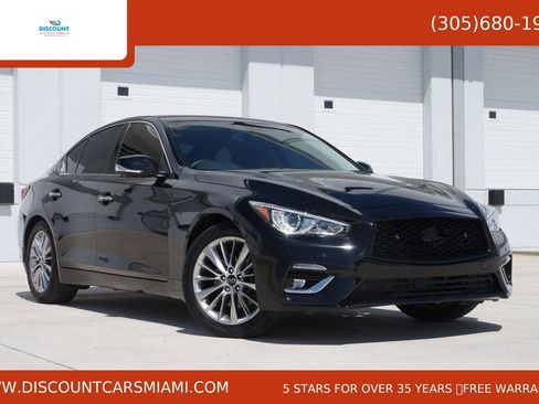 Used 2019 INFINITI Q50 Luxe w/ Essential Package (3.0T Luxe) AWD/4WD image 1
