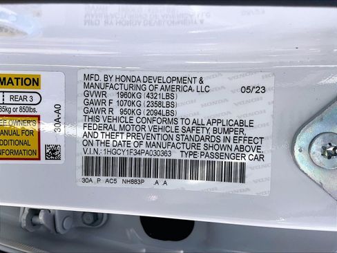 Used 2023 Honda Accord EX image 33