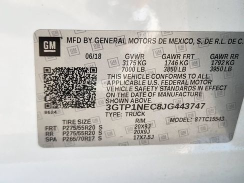 Used 2018 GMC Sierra 1500 SLT w/ Texas SLT Premium Package RWD image 20