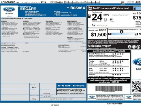 Used 2018 Ford Escape SE AWD/4WD image 2